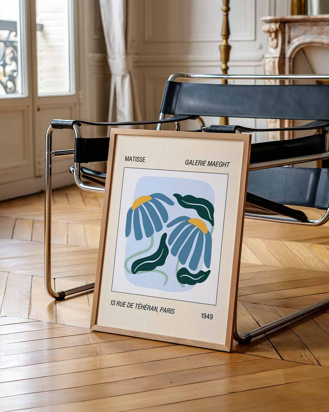 Bloemenpracht in Paris Poster