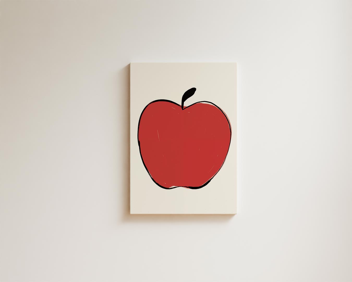 De Levende Appel Kunstwerk-canvas-dibond-plexiglas-wanddecoratie-WallArtistic