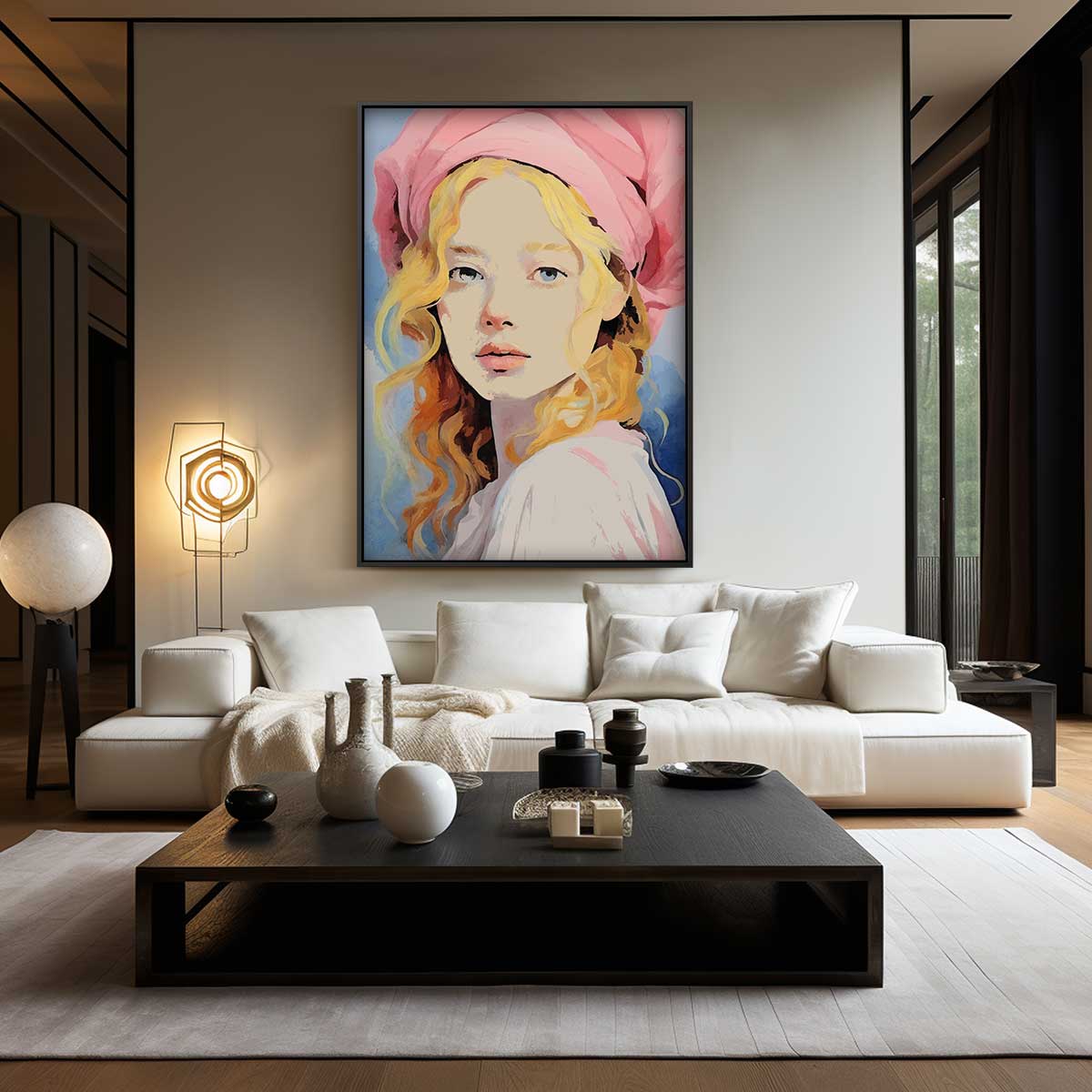 Dromerige Blik Kunstwerk-canvas-dibond-plexiglas-wanddecoratie-WallArtistic