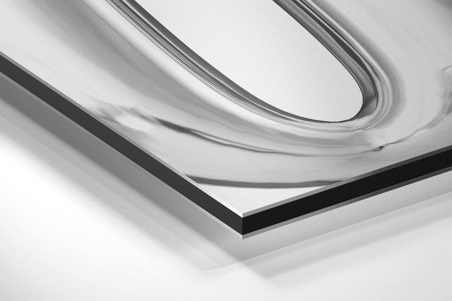 Coole Zilveren Letters Kunstwerk-canvas-dibond-plexiglas-wanddecoratie-WallArtistic