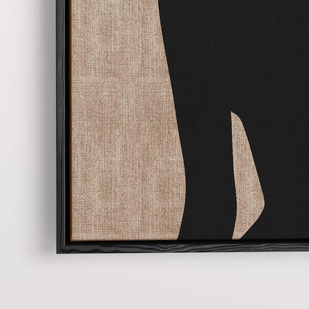 Elegante Schaduw Silhouet Kunstwerk-canvas-dibond-plexiglas-wanddecoratie-WallArtistic