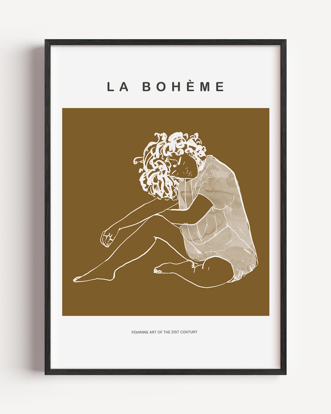 La Bohème Vrouwenkunst Poster-WallArtistic