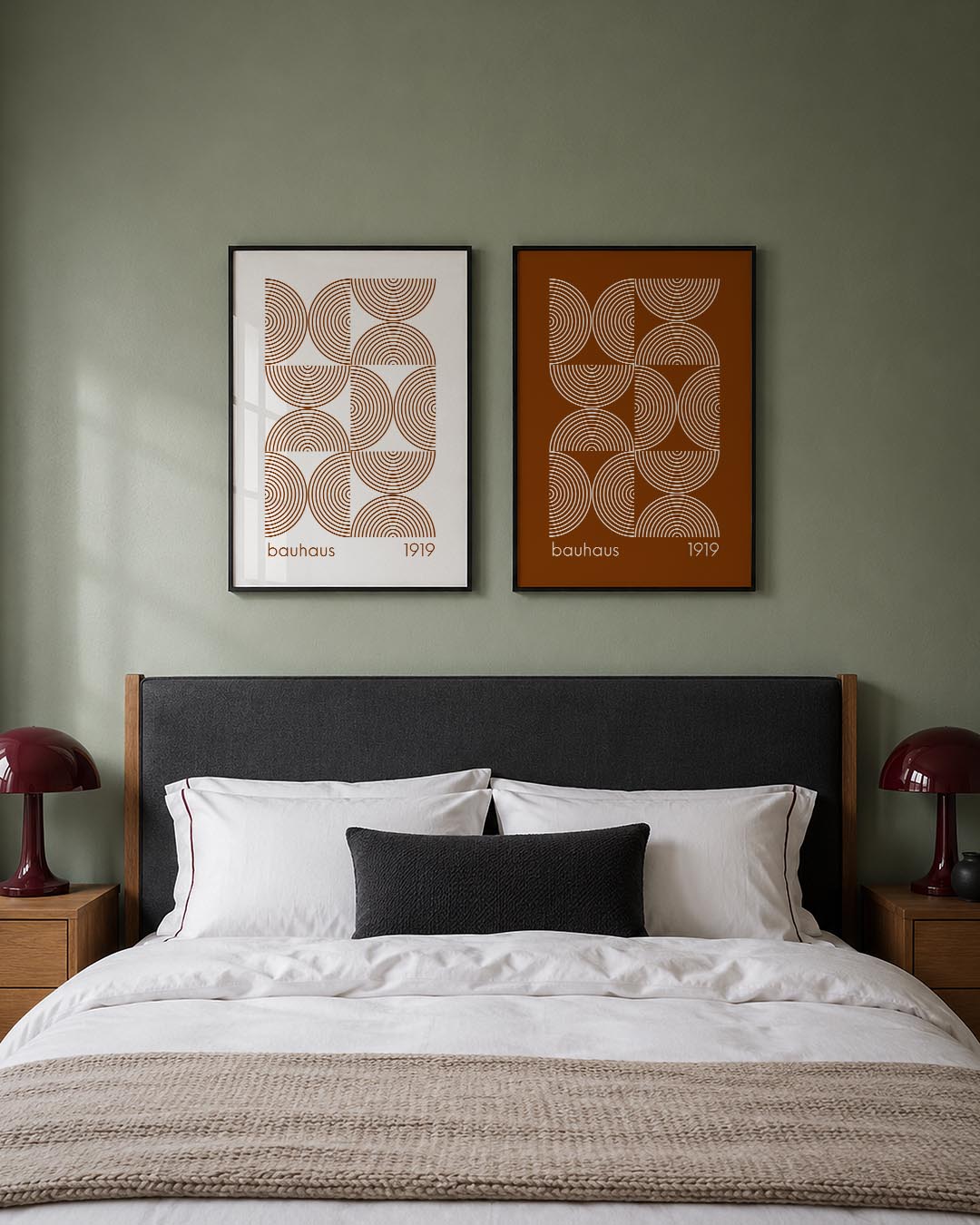 Cirkelritme en lijnen Postersets