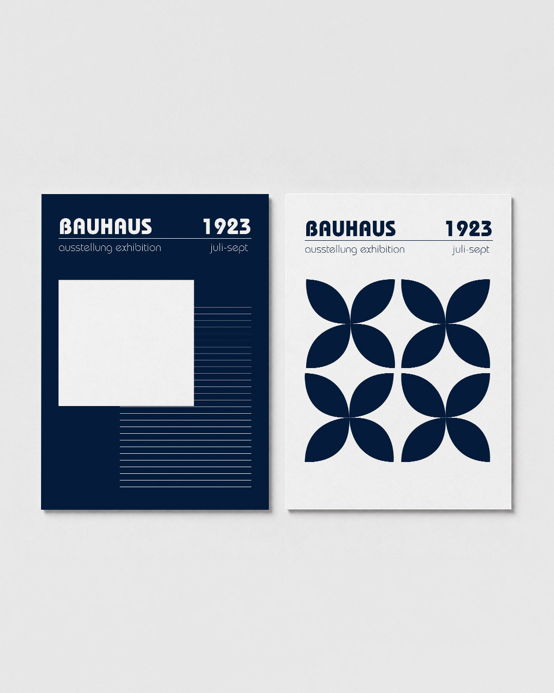 Strakke lijnenspel Posterset