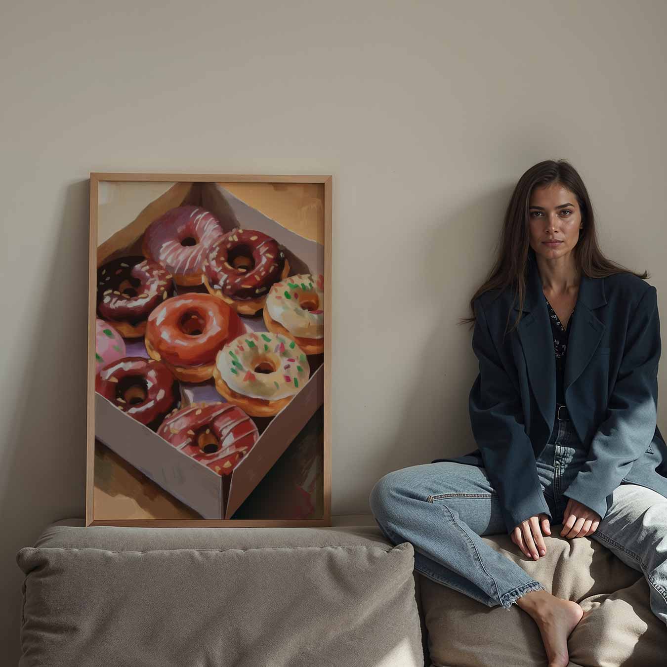 Verrukkelijke Donut-Droom Poster-WallArtistic