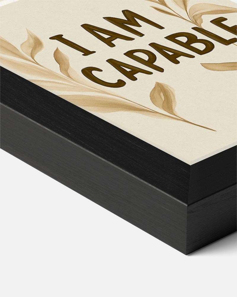 Inspirerende "I Am Capable" Poster