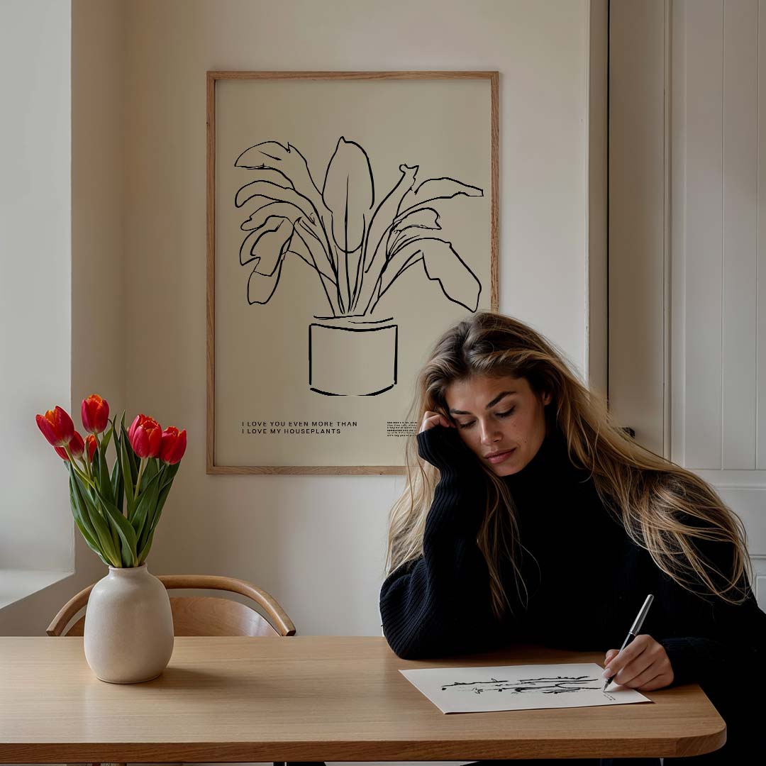 Liefde voor Planten Poster-WallArtistic