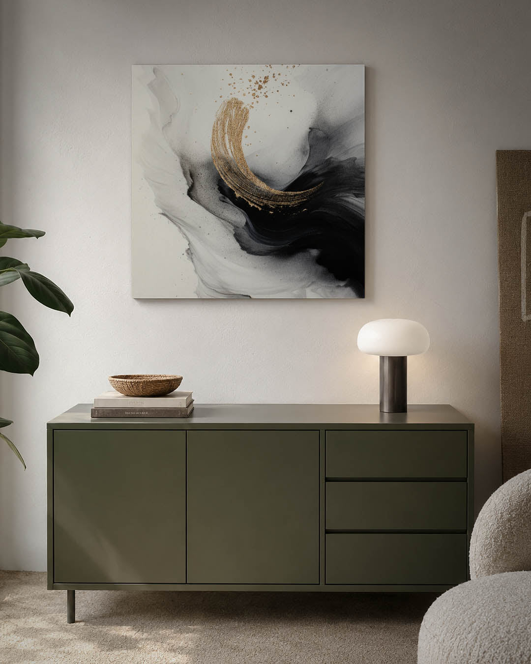 Dynamische vormen Kunstwerk