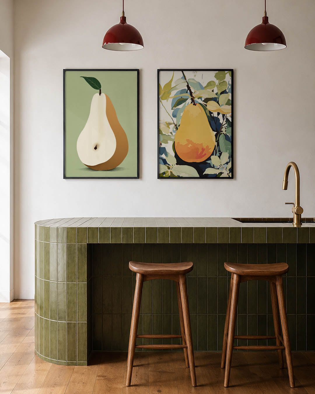 Vruchtvorm en kleur Posterset