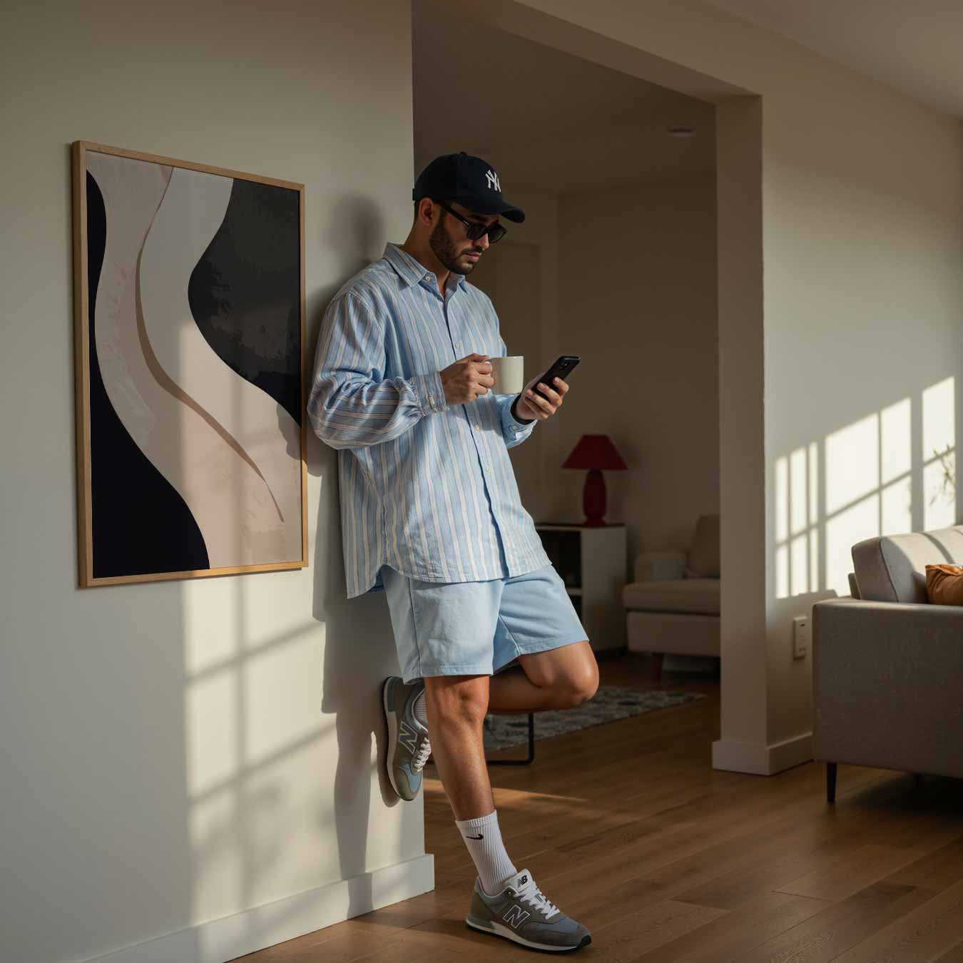 Organische Abstractie Poster-WallArtistic