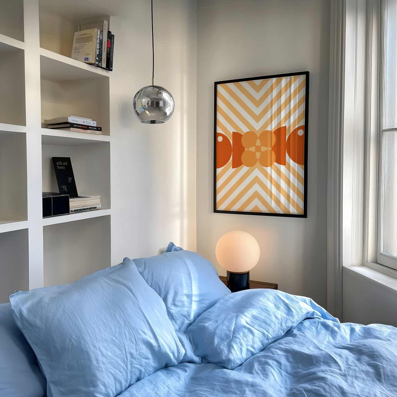 Retro Bloemen Vibes Poster