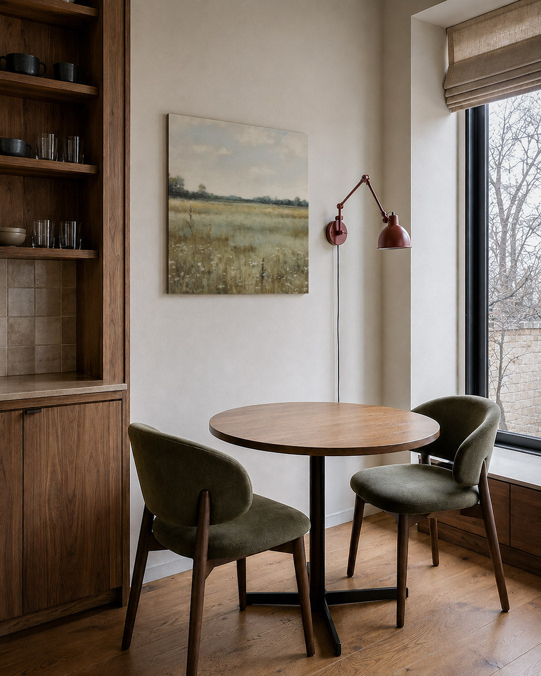 Rustige landschap weergave Kunstwerk