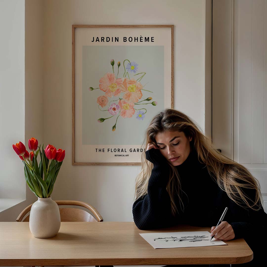Jardin Bohème Bloemenposter-WallArtistic