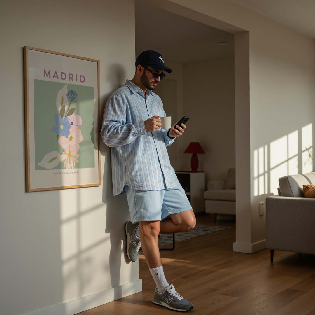 Bloemenpracht Madrid Poster-WallArtistic