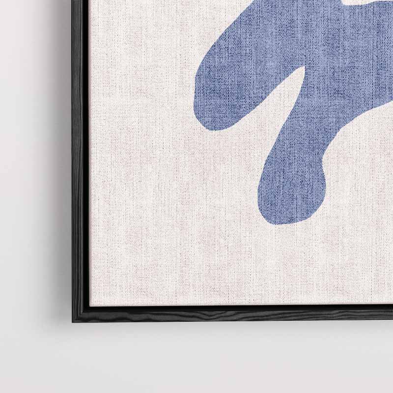 Abstracte Blauwe Stijl Kunstwerk-canvas-dibond-plexiglas-wanddecoratie-WallArtistic