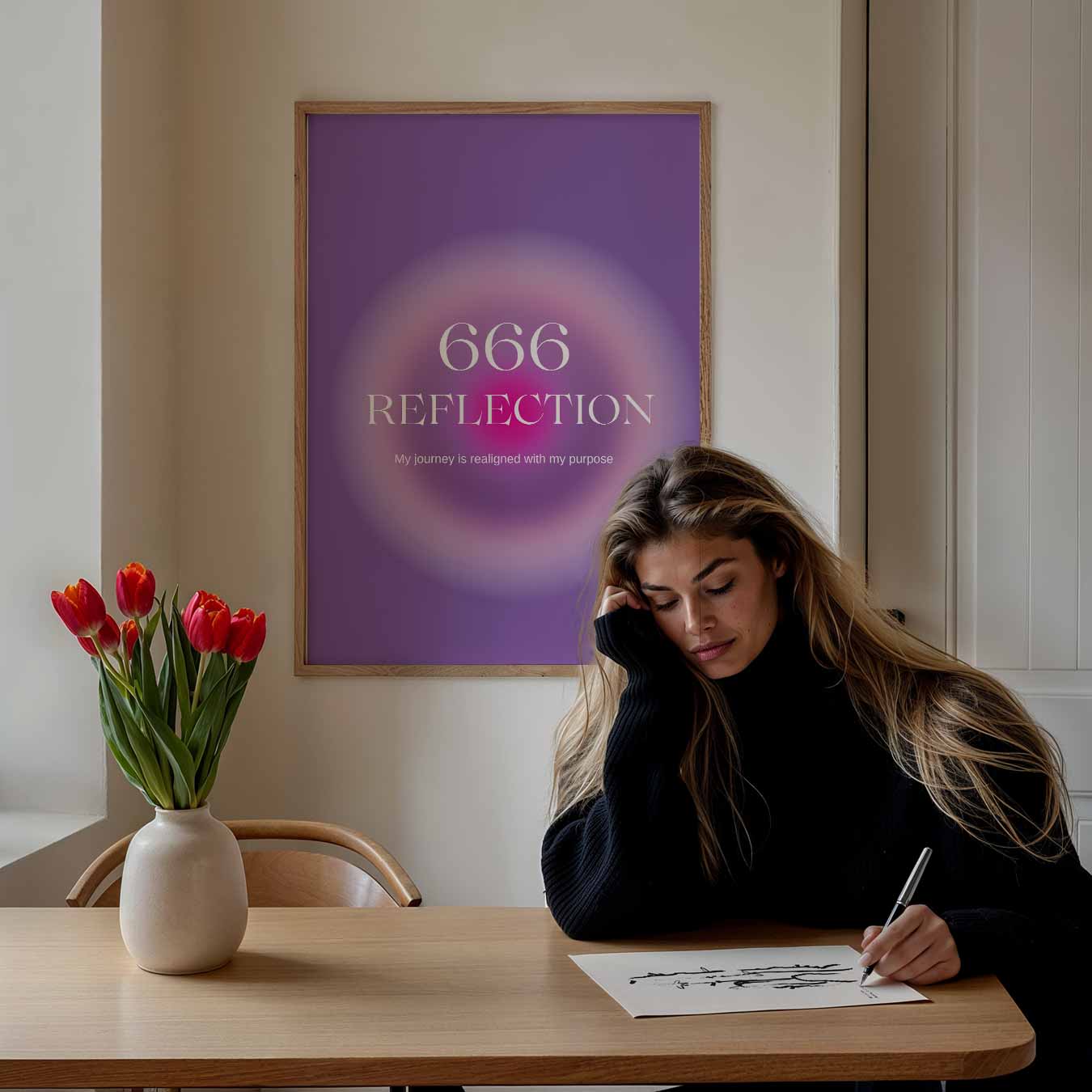 Inspirerende Reflectie Poster