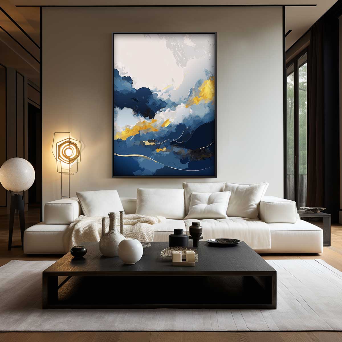 Dromerig Hemellandschap Kunstwerk-canvas-dibond-plexiglas-wanddecoratie-WallArtistic
