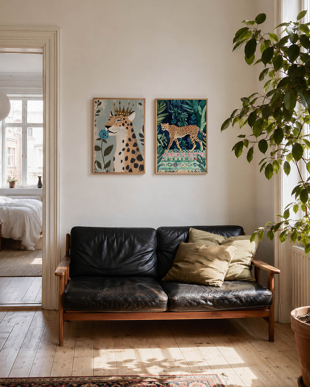 Kroon en roos Posterset
