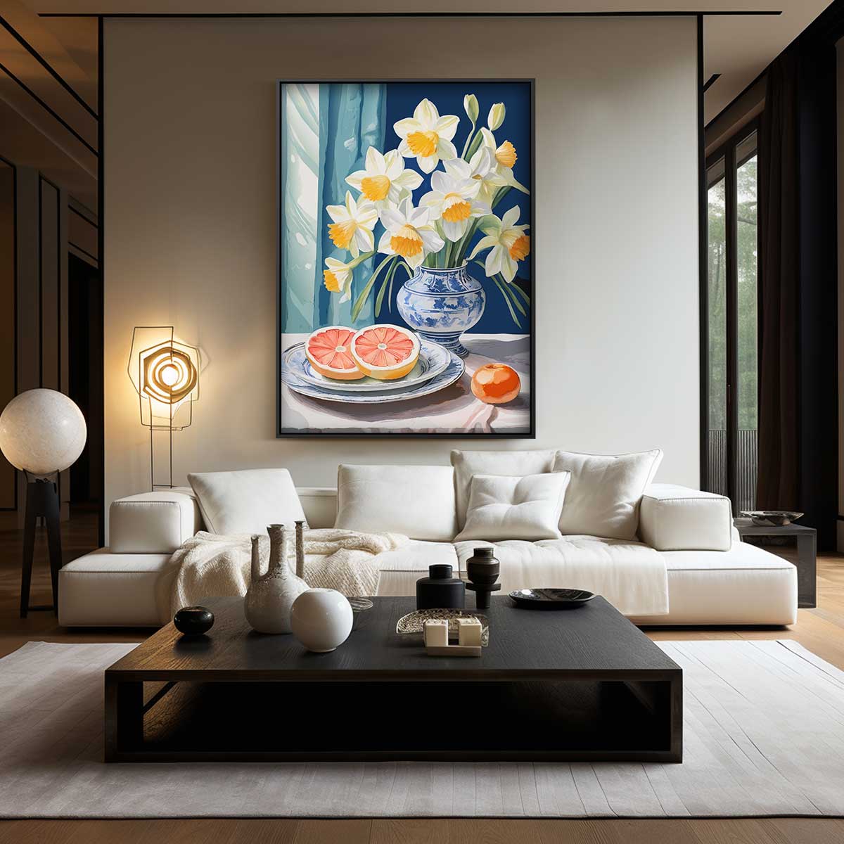Lente Bloei Stilleven Kunstwerk-canvas-dibond-plexiglas-wanddecoratie-WallArtistic