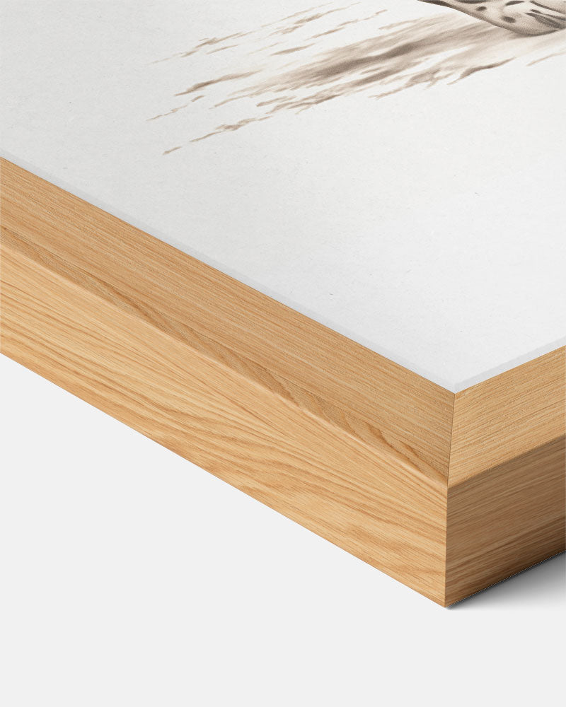 Elegante Luipaard Wandposter-WallArtistic