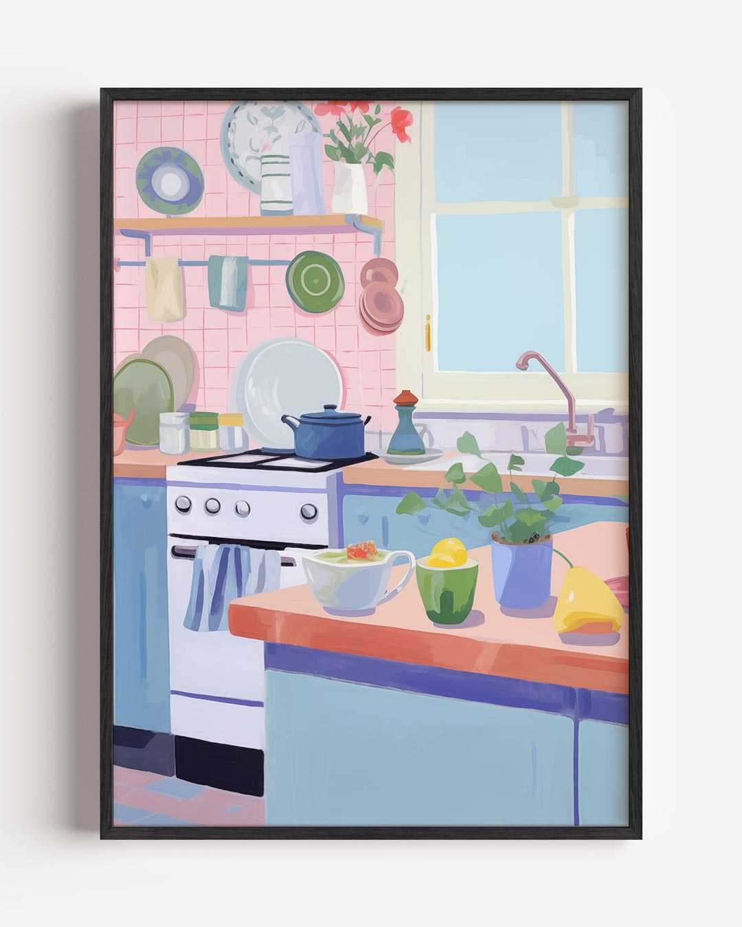 Gezellige Keuken Poster-WallArtistic