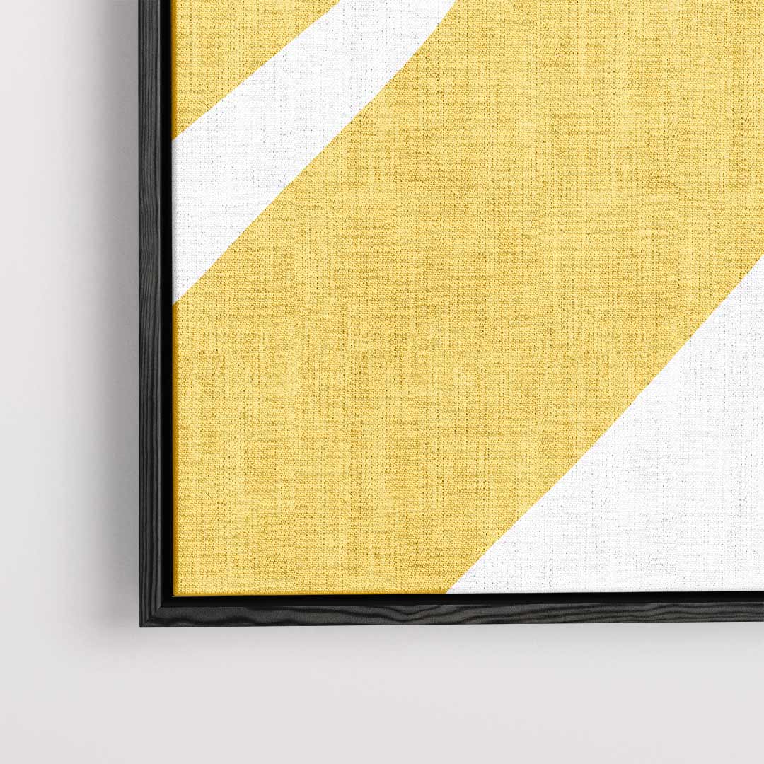 Zonnige Abstracte Streken Kunstwerk-canvas-dibond-plexiglas-wanddecoratie-WallArtistic