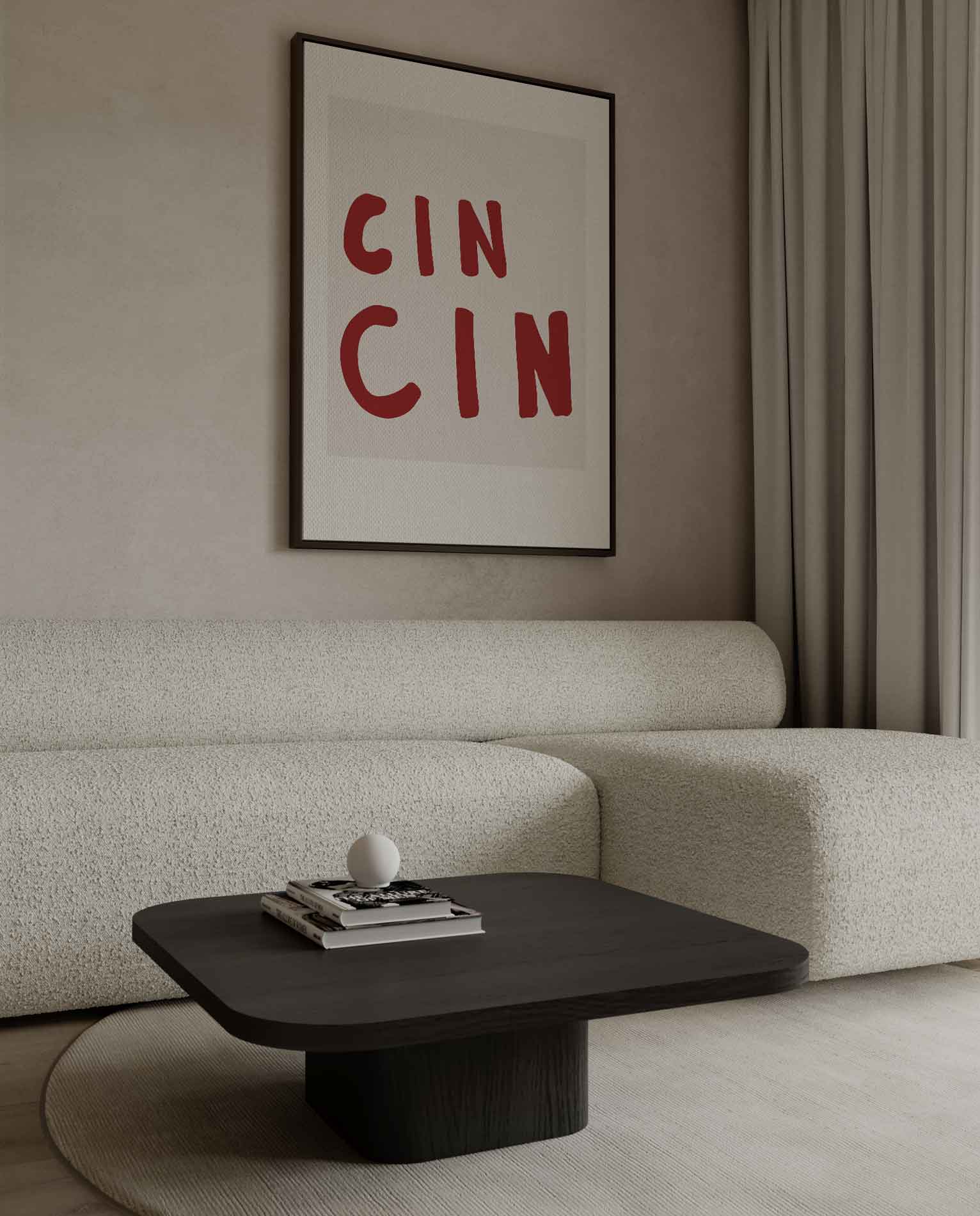 Cheers! Typography Poster