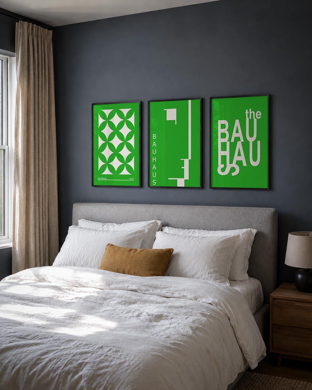 Groene cirkelpatronen Posterset