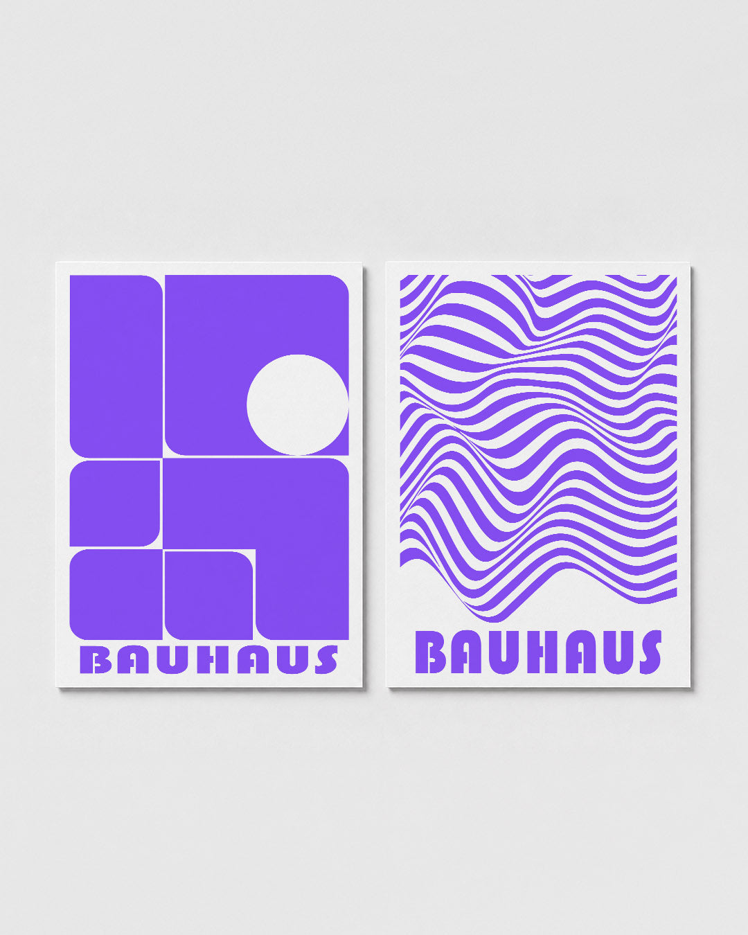 Vormen en vlakken Posterset