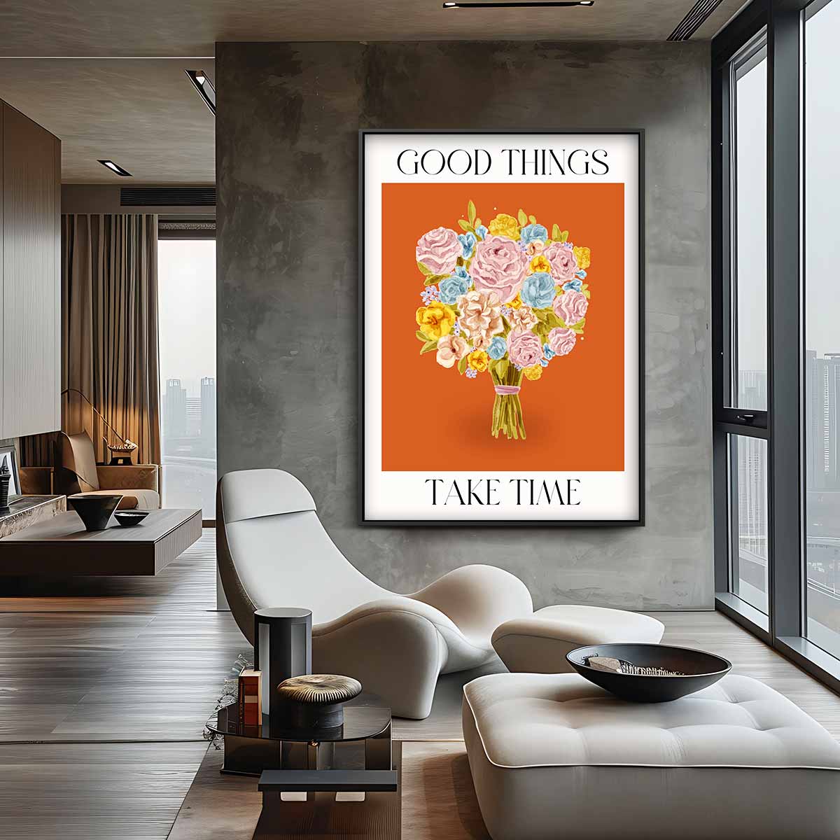 Inspirerend Bloemenboeket Kunstwerk Kunstwerk-canvas-dibond-plexiglas-wanddecoratie-WallArtistic