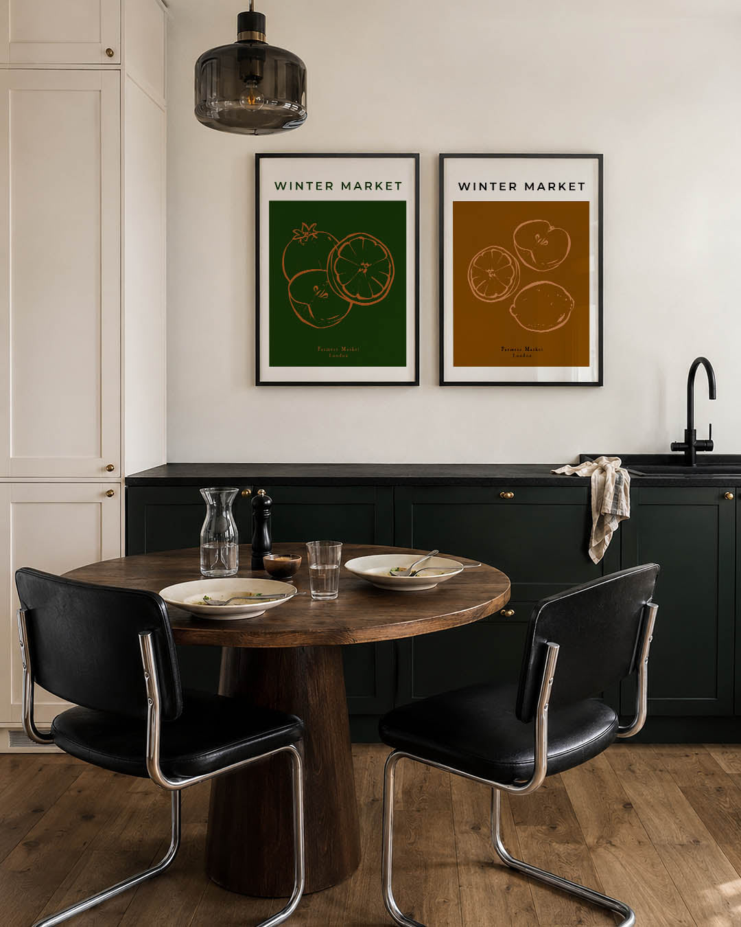 Fruitige eenvoud Posterset