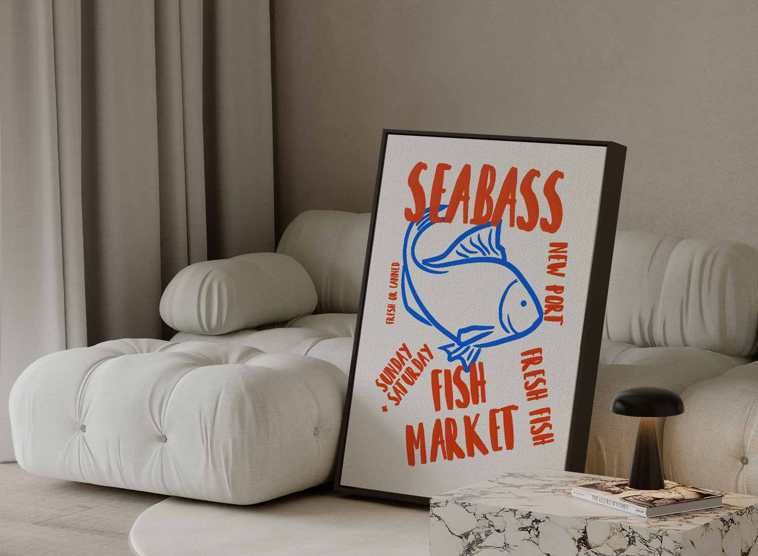 Vismarkt Poster