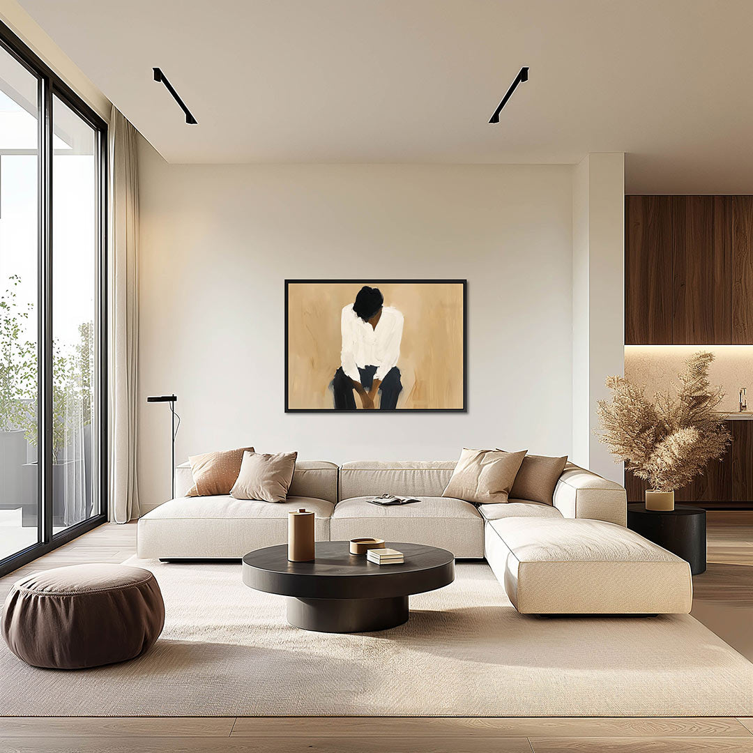 Verstilde reflectie Kunstwerk