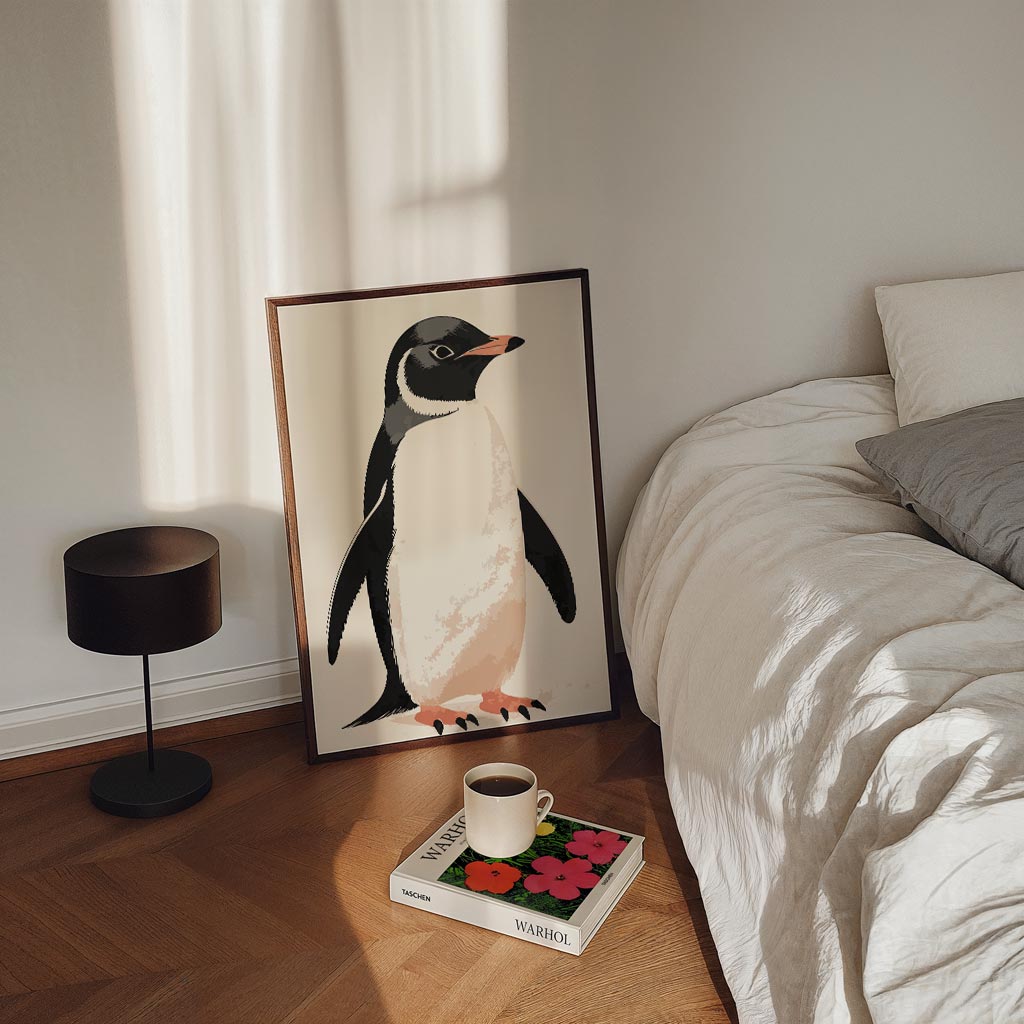 Stijlvolle Pinguïn Poster