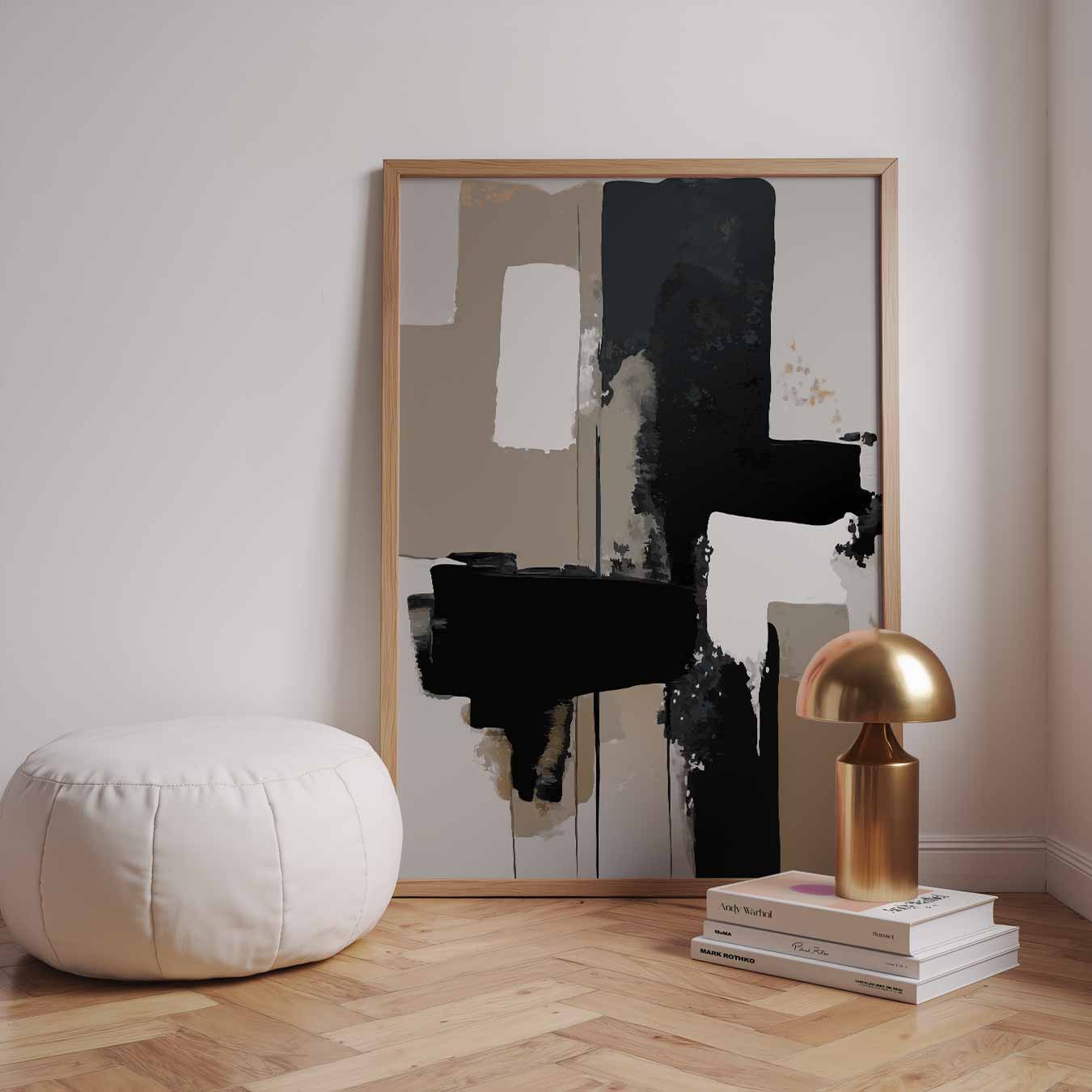 Moderne Abstracte Compositie Poster
