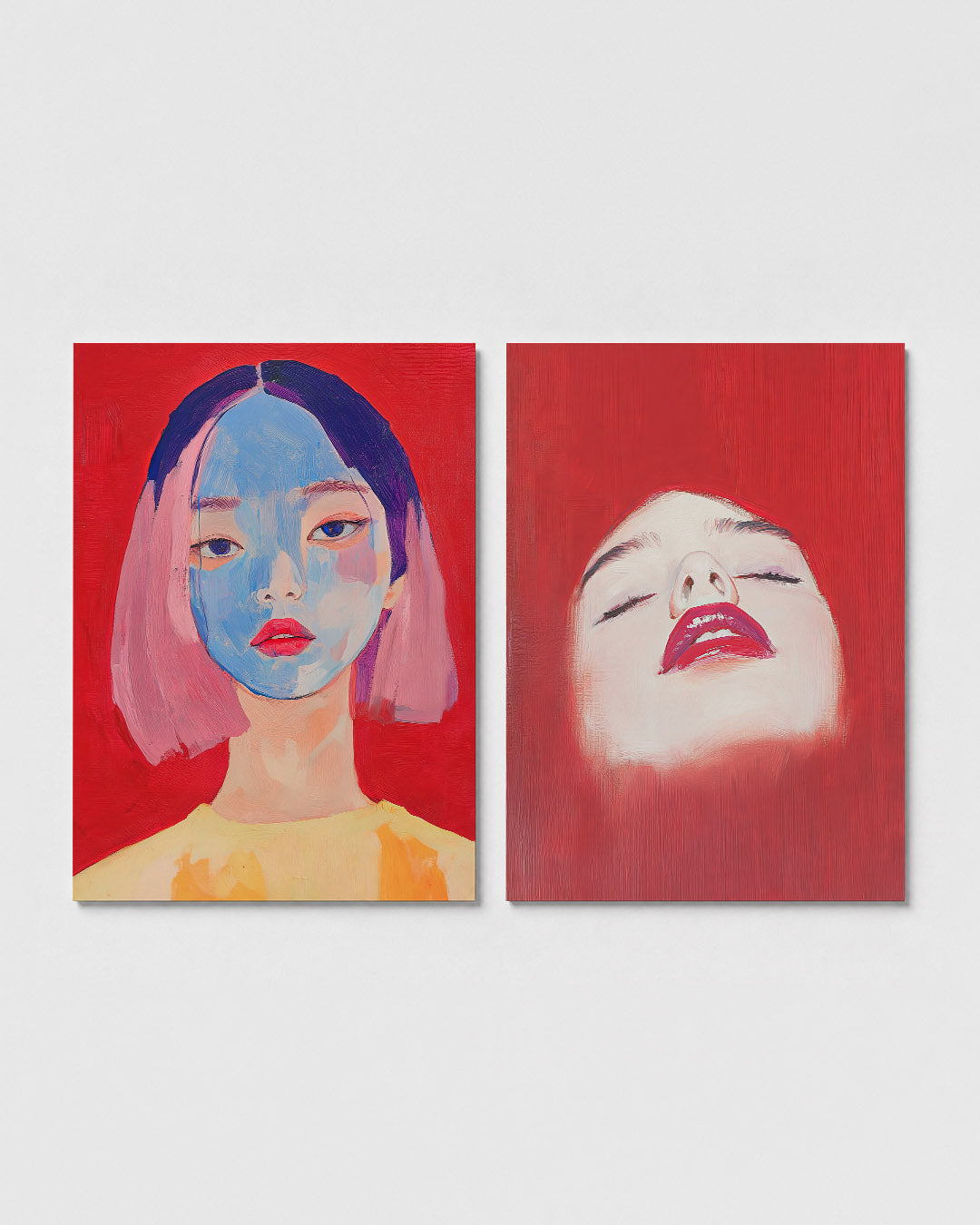 Kleurrijk portret Posterset
