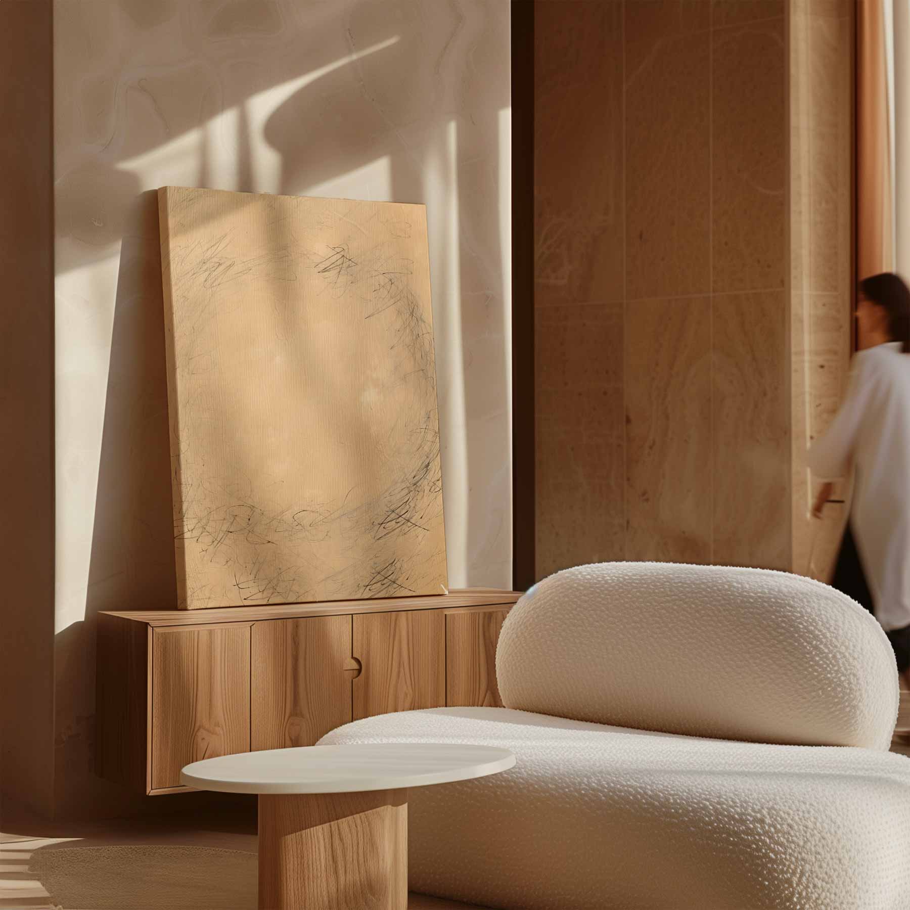 Rustige Wervelingen Kunstwerk-canvas-dibond-plexiglas-wanddecoratie-WallArtistic