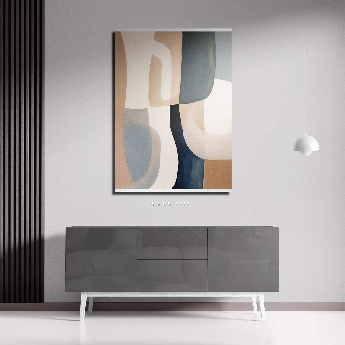 Harmonische Abstractie Kunstwerk-canvas-dibond-plexiglas-wanddecoratie-WallArtistic