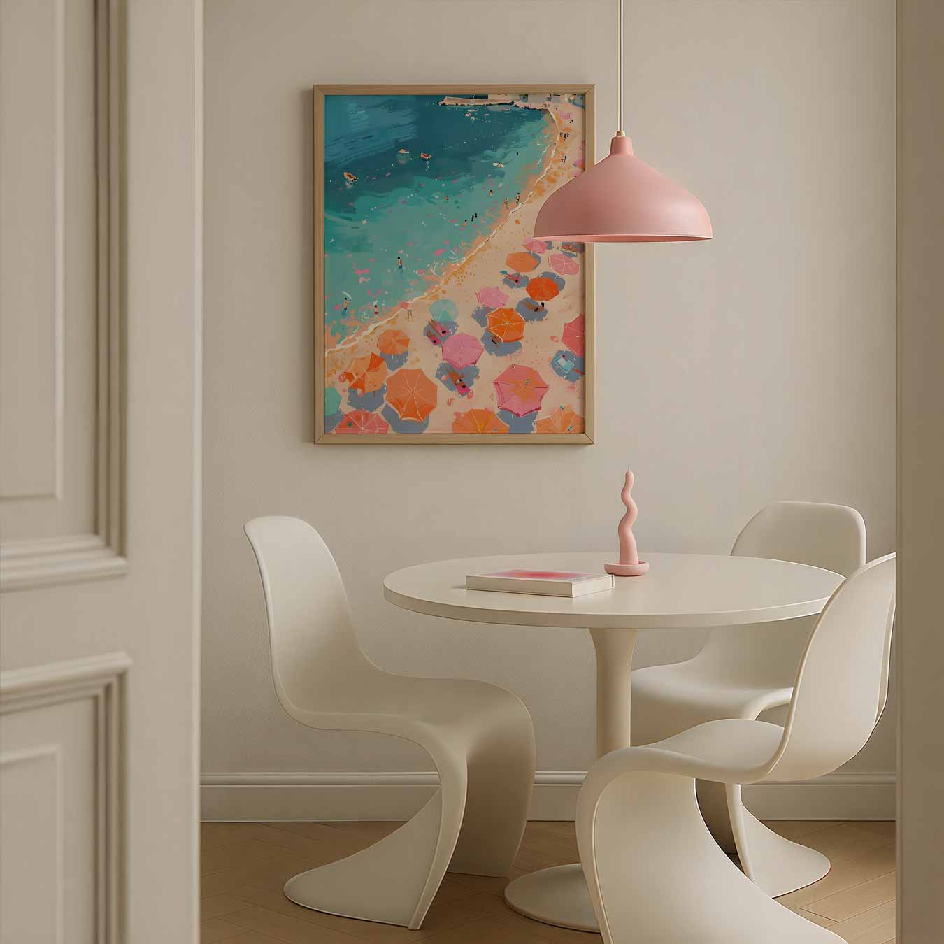 Zonnige Stranddag Poster-WallArtistic