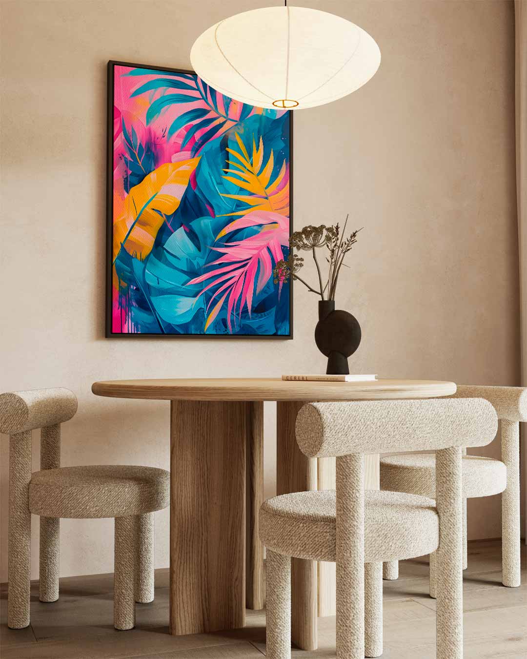 Tropische Droom in Kleur Kunstwerk-canvas-dibond-plexiglas-wanddecoratie-WallArtistic