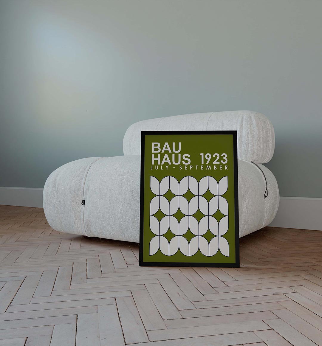 Vormritme en kleur Poster