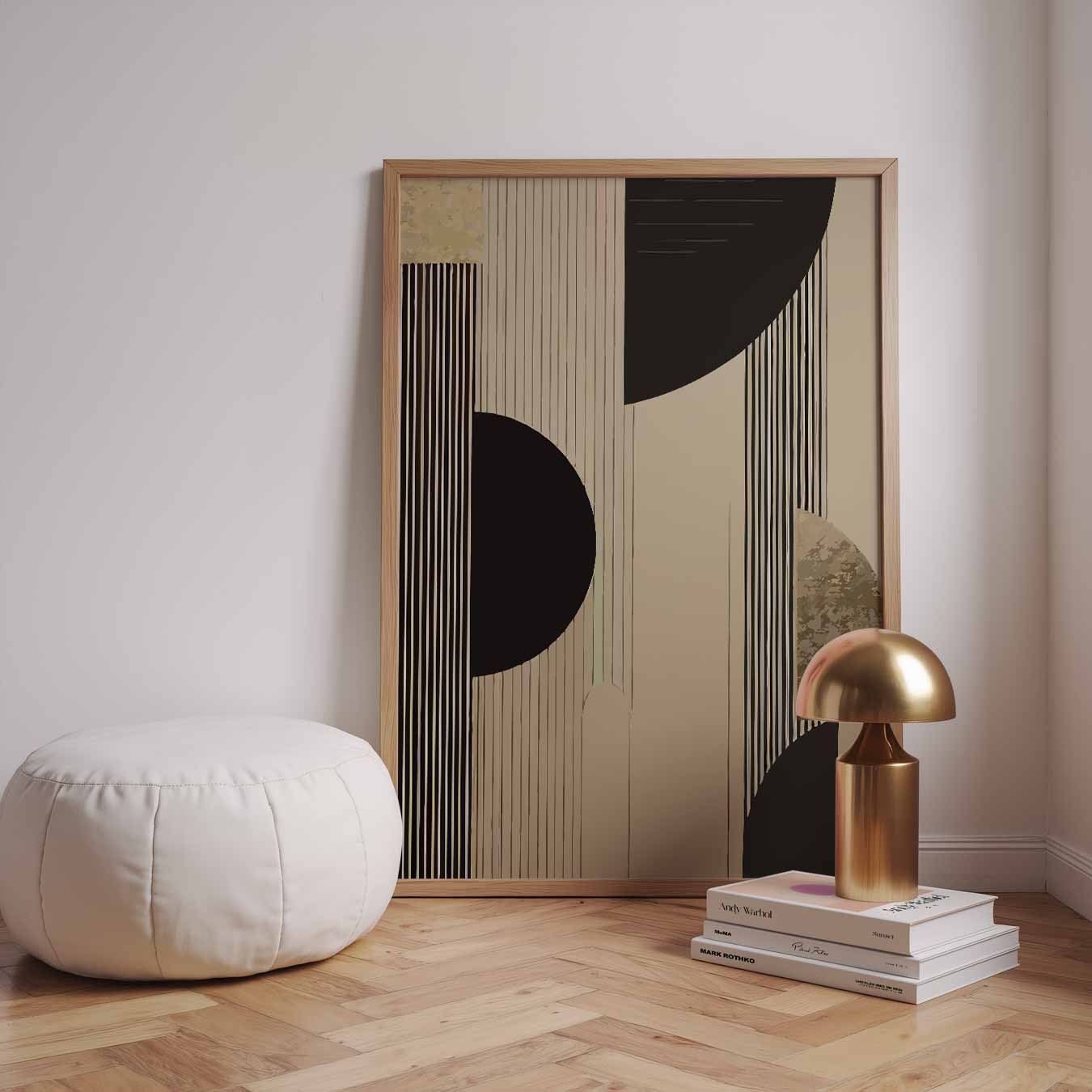 Chic Geometrische Deco Poster