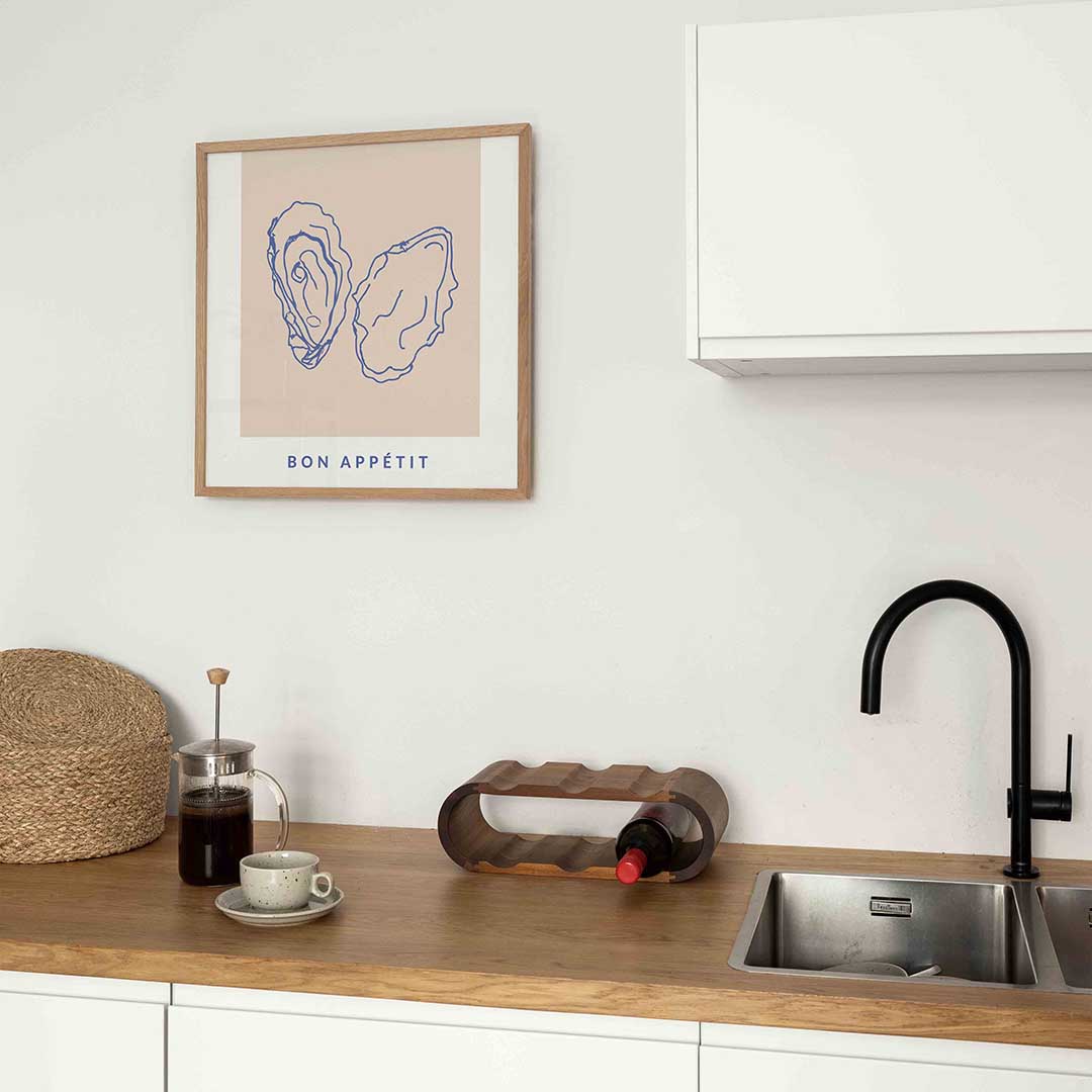 Oesters illustratie Poster