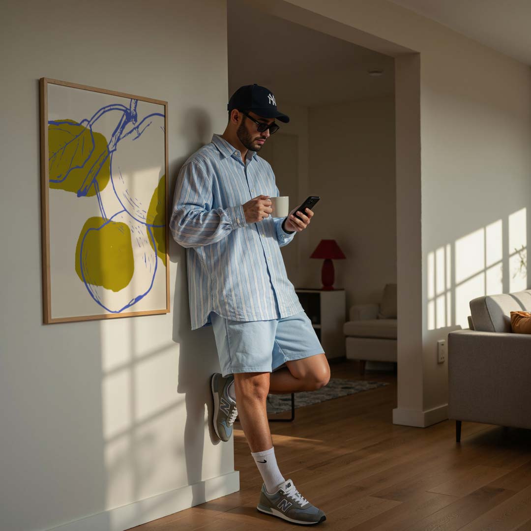 Abstracte Fruitkunst Poster-WallArtistic