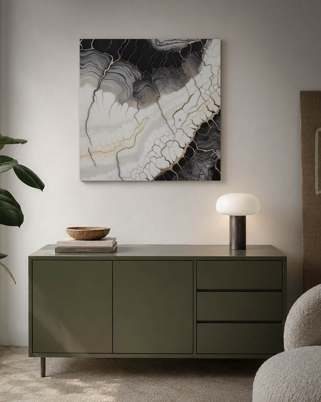 Organische lijnen Kunstwerk