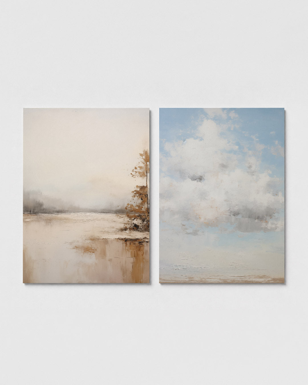 Rustige natuurtinten Posterset