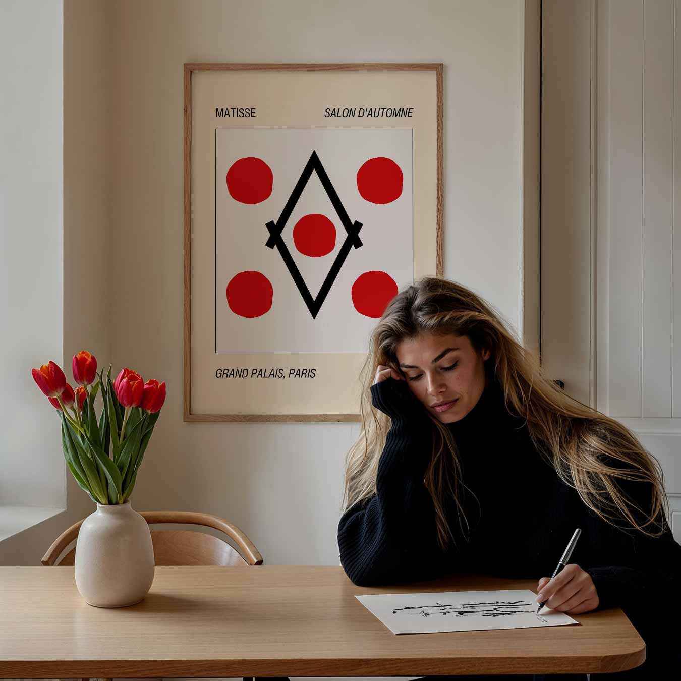 Moderne Matisse Kunstposter-WallArtistic