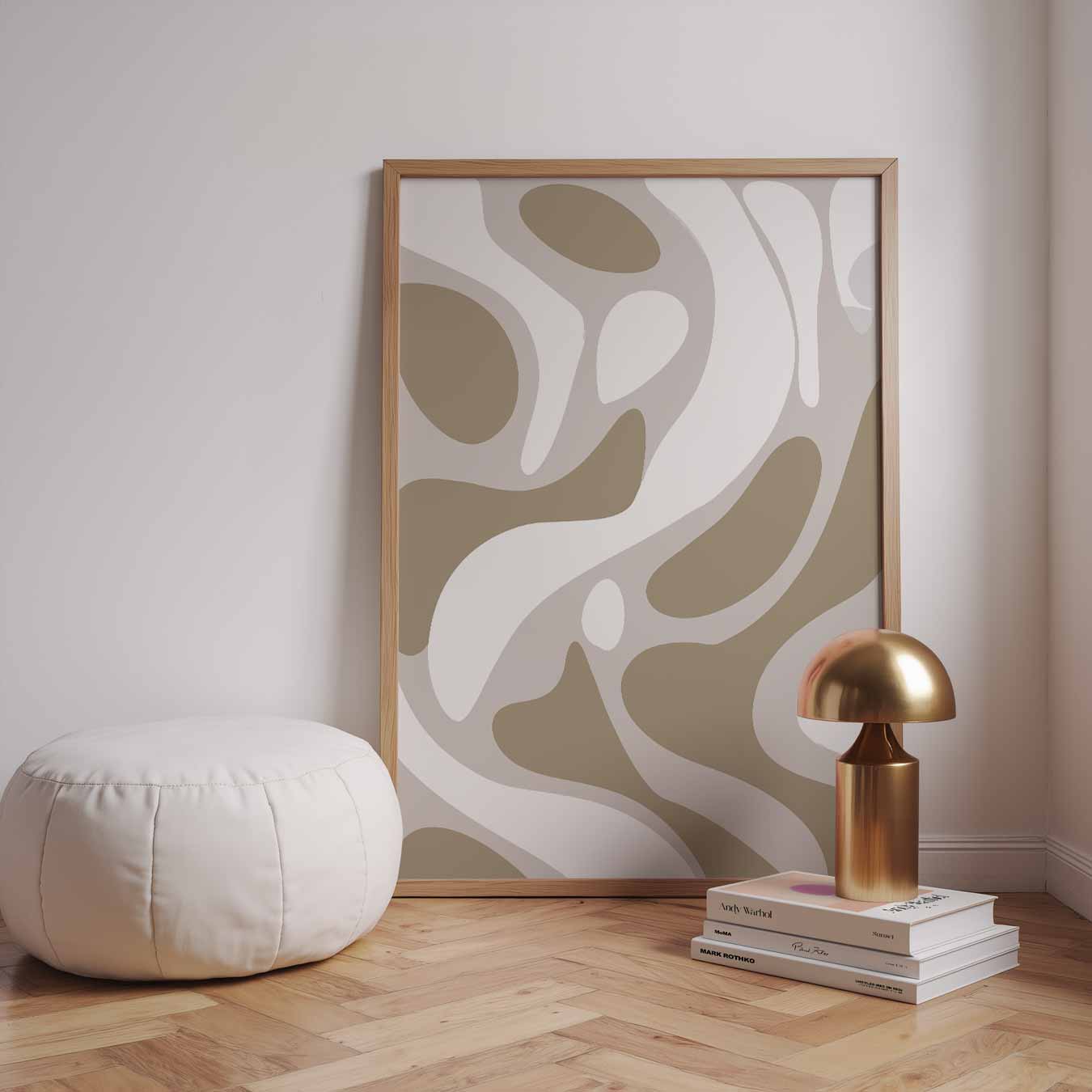 Organische Abstracte Kunstposter-WallArtistic