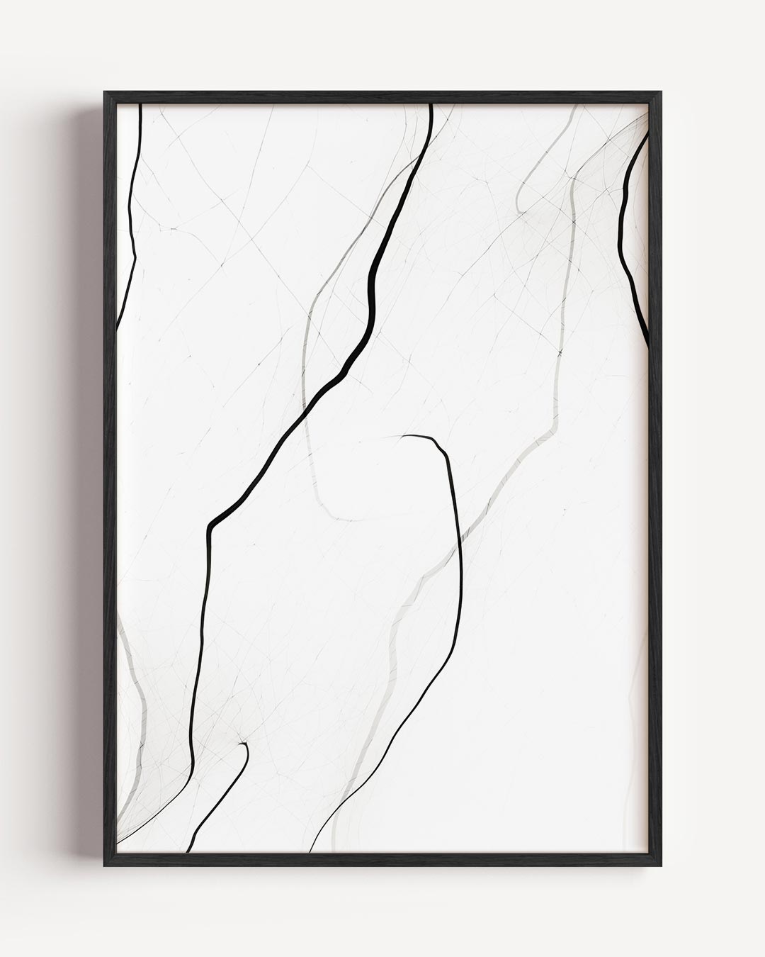 Minimalistische Abstracte Lijnkunst Poster-WallArtistic