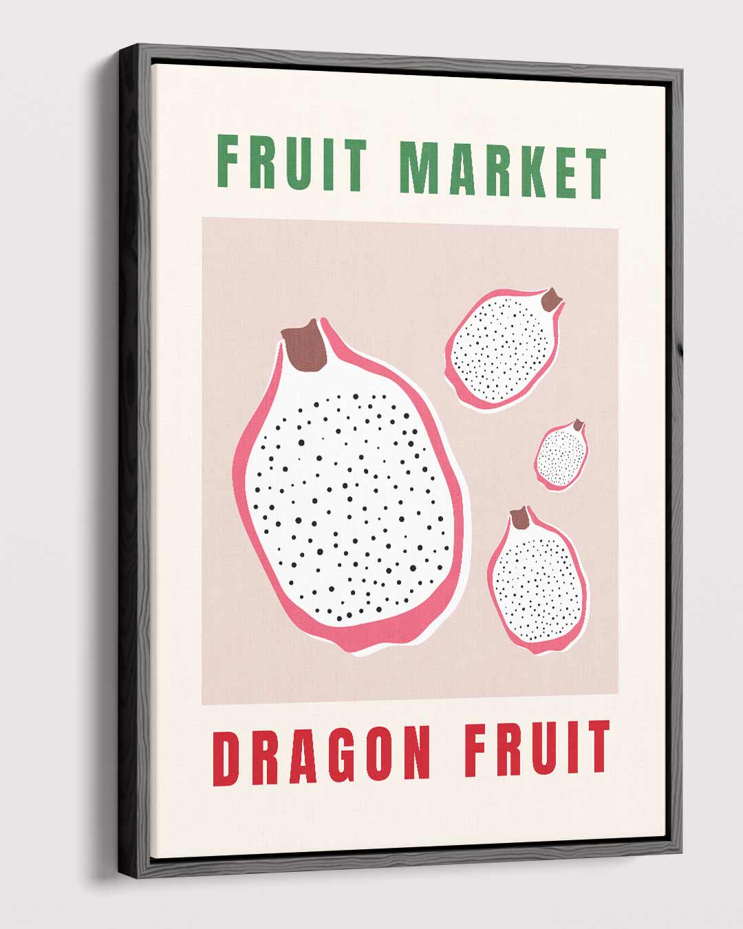 Dragon Fruit Poster Kunstwerk-canvas-dibond-plexiglas-wanddecoratie-WallArtistic